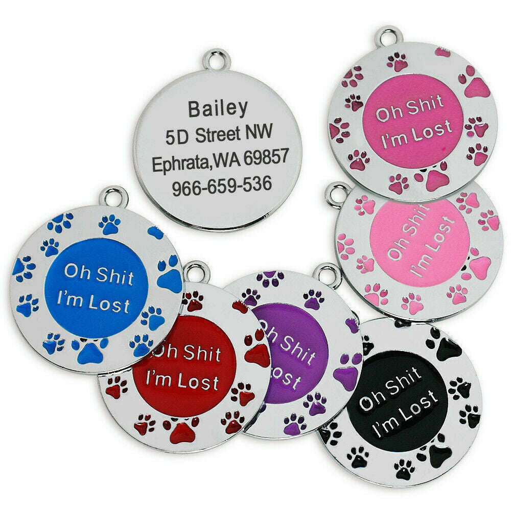 PawTag Zinc Alloy Anti-Loss Pet Pendant