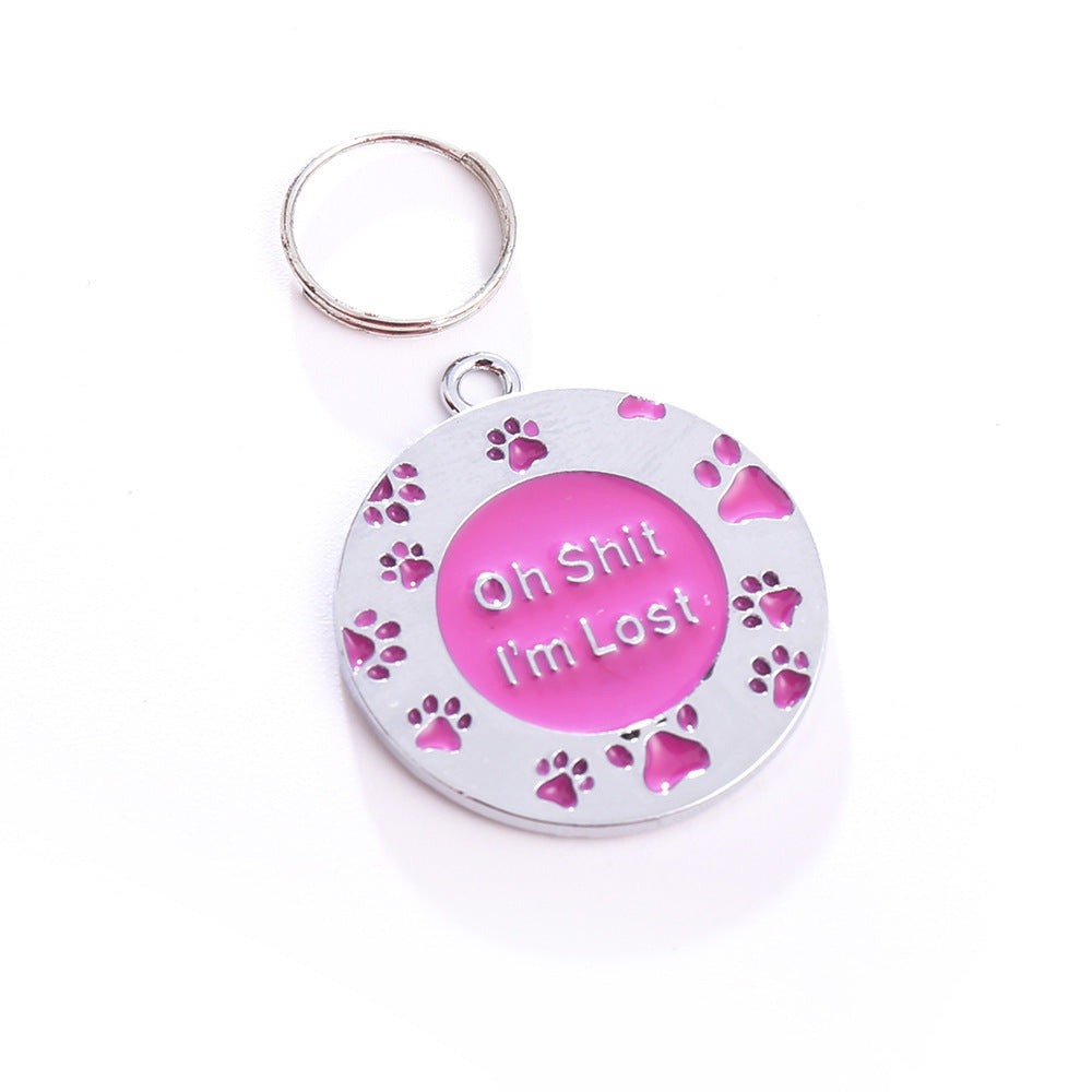 PawTag Zinc Alloy Anti-Loss Pet Pendant