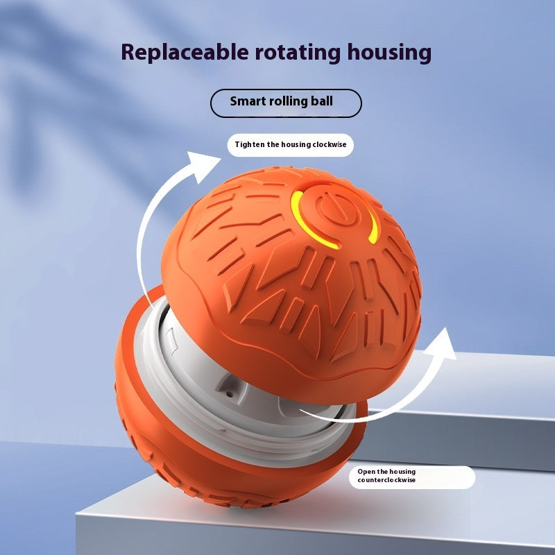 Electric Jumping Pet Ball - Luminous Automatic Dog Teasing Toy