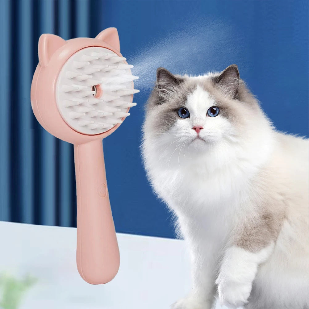 PawMist Rechargeable Pet Grooming Brush