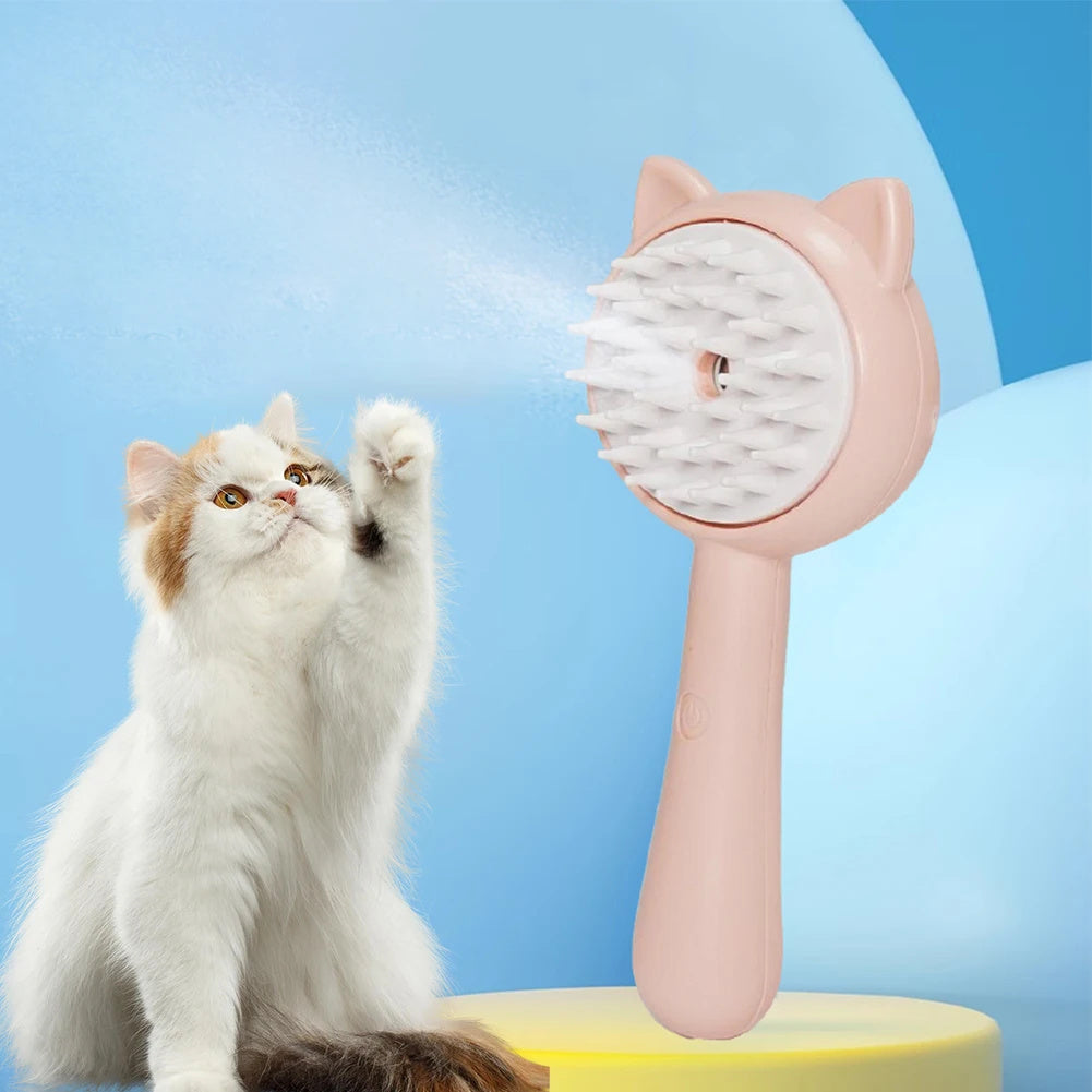 PawMist Rechargeable Pet Grooming Brush