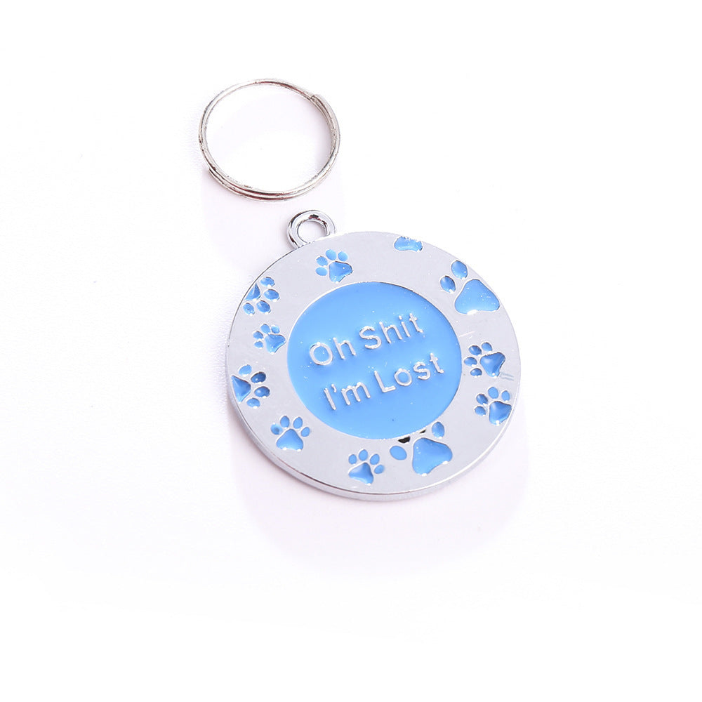 PawTag Zinc Alloy Anti-Loss Pet Pendant