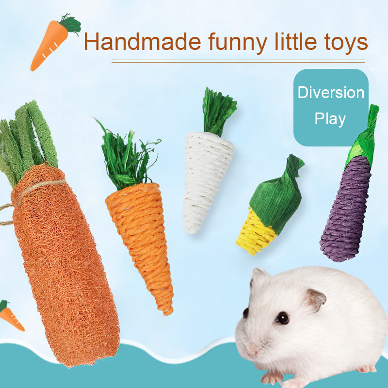 Hamster Toys & Rabbit Molar Carrot Supplies