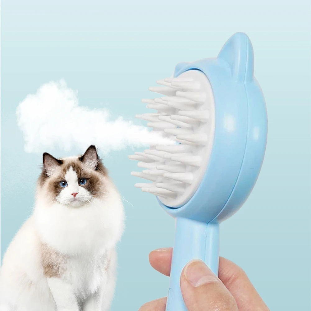 PawMist Rechargeable Pet Grooming Brush